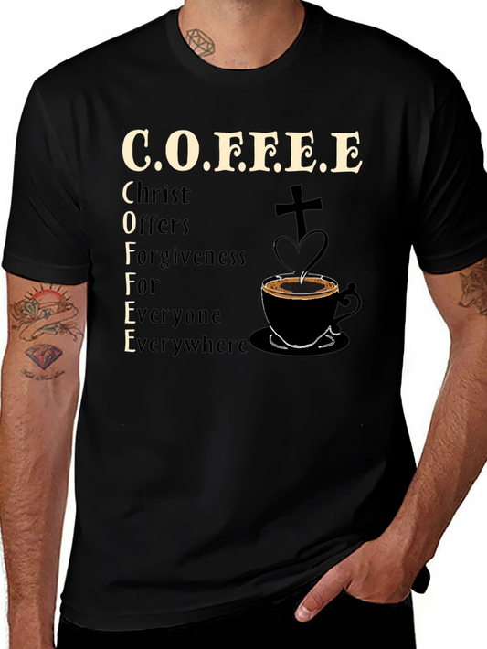 Coffee Christ Offers Forgiveness T-Shirt